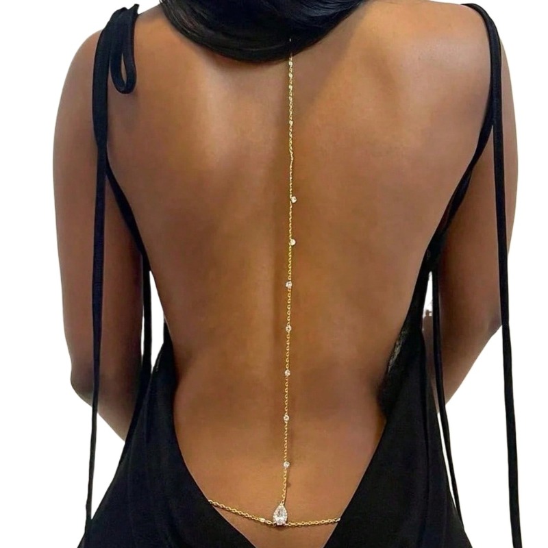 Body Jewelry Necklace - Kalung Pinggang Perut Rantai Tubuh Tetesan