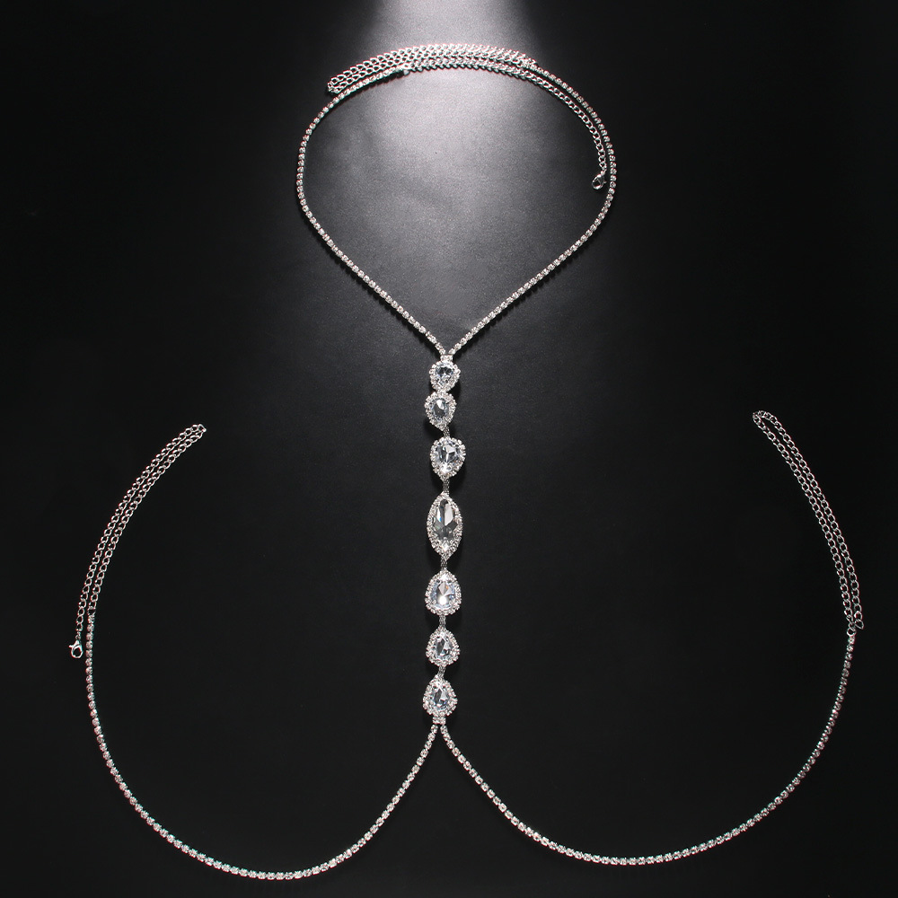 Rantai dada kalung tetesan air - Body Jewelry Retainers ulasan dan harga