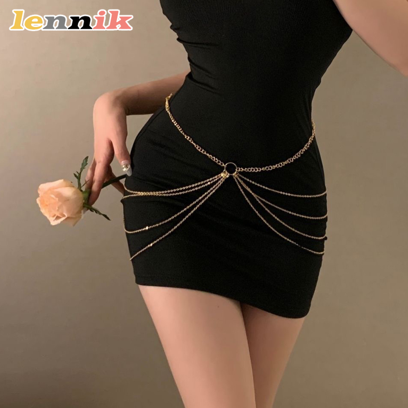 LENNIK Rantai Pinggang Multi-L - Body Jewelry For You ulasan dan harga
