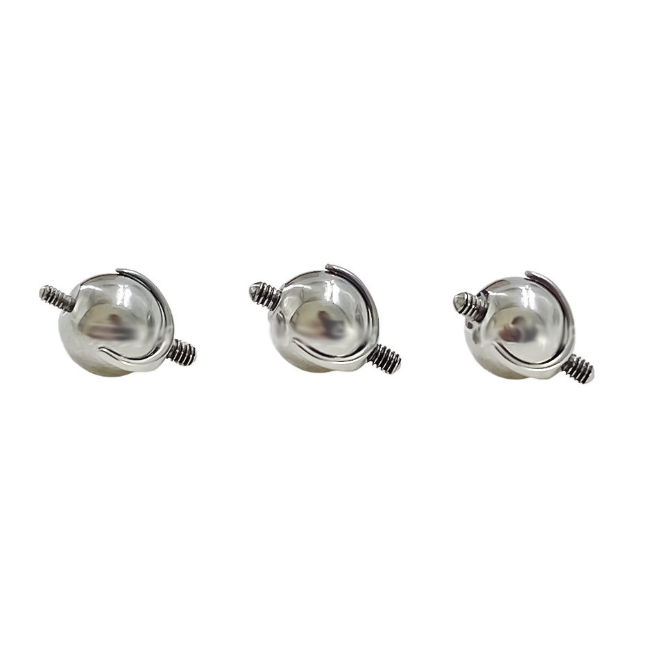 1 buah 16G/14G 4/5mm industri  - Body Jewelry Replacement Ball ulasan dan harga