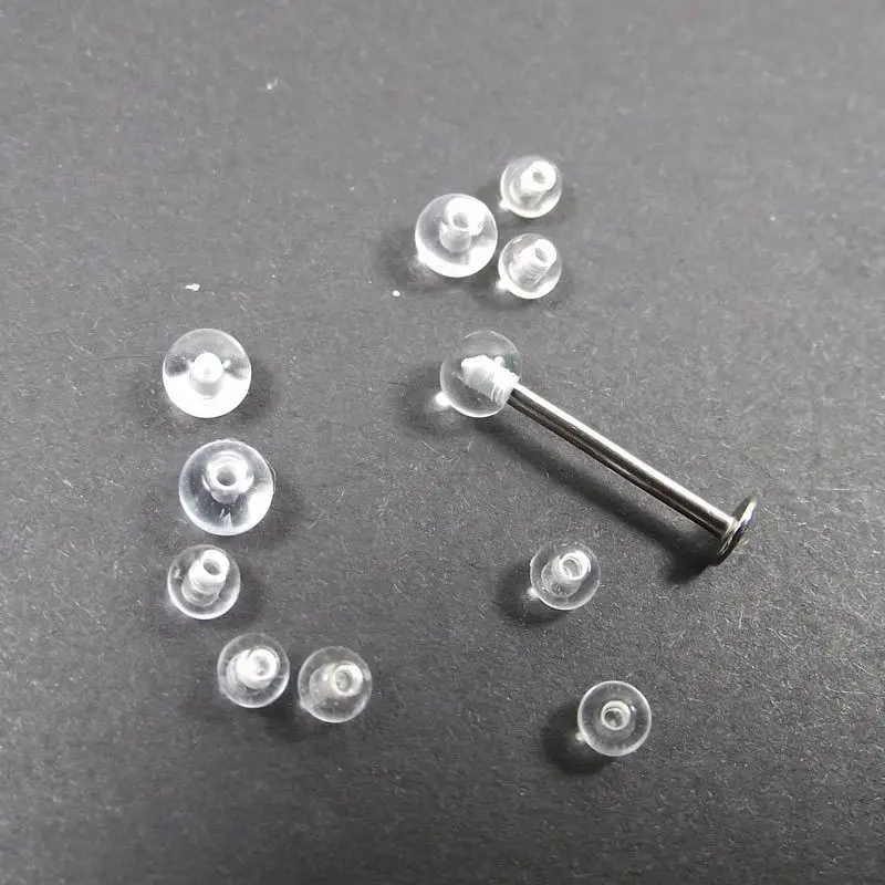 100 buah pengganti transparan  - Body Jewelry Replacement Ball ulasan dan harga