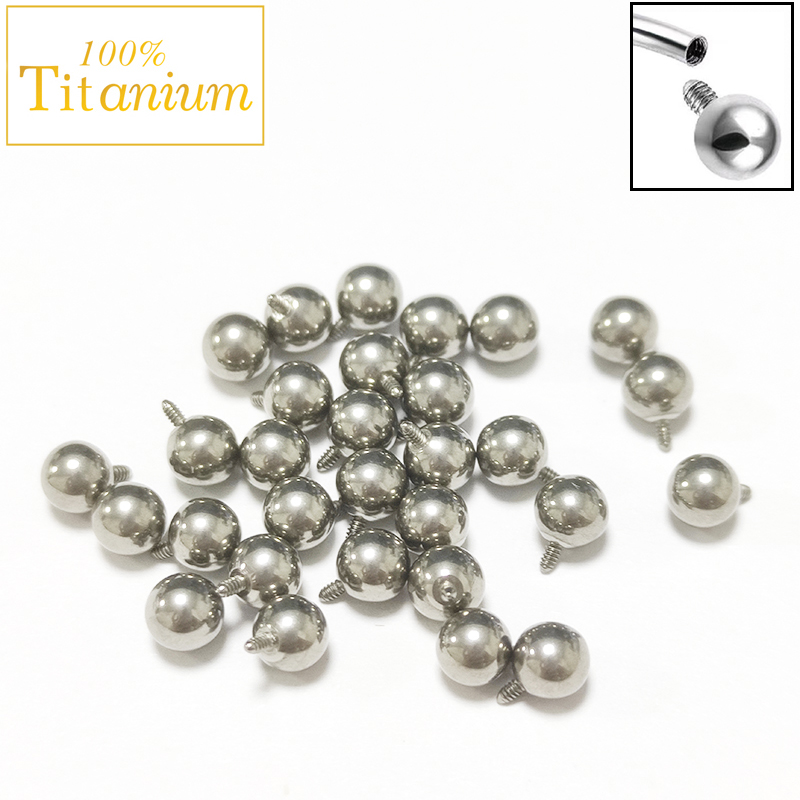 10 buah kelas implan ASTM G23  - Body Jewelry Replacement Ball ulasan dan harga