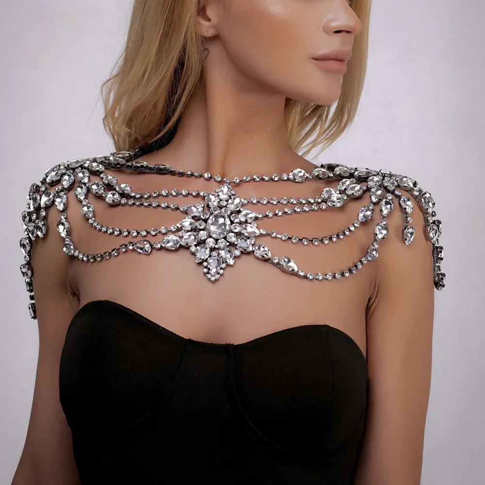 Kalung Rantai bahu pengantin k - Body Jewelry Retainers ulasan dan harga